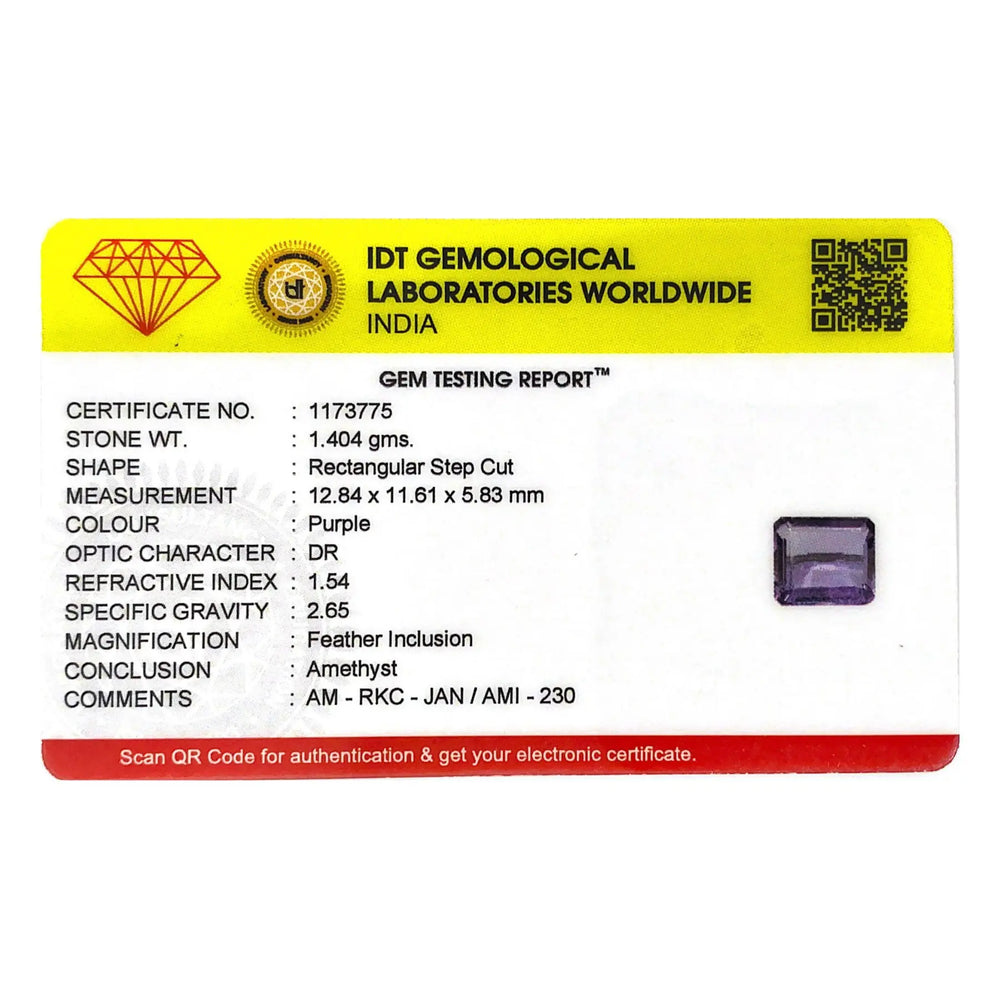 Amethyst - 7.02 Carat - Pramogh