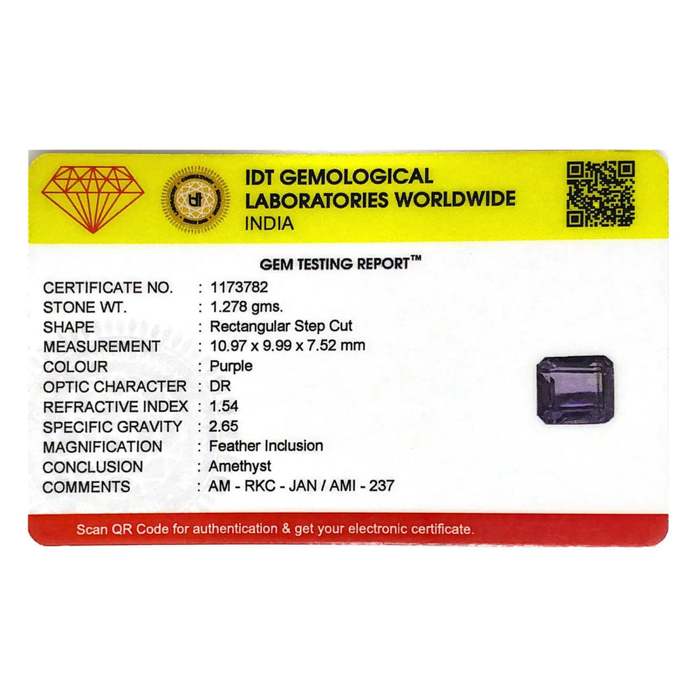 Amethyst - 6.39 Carat - Pramogh