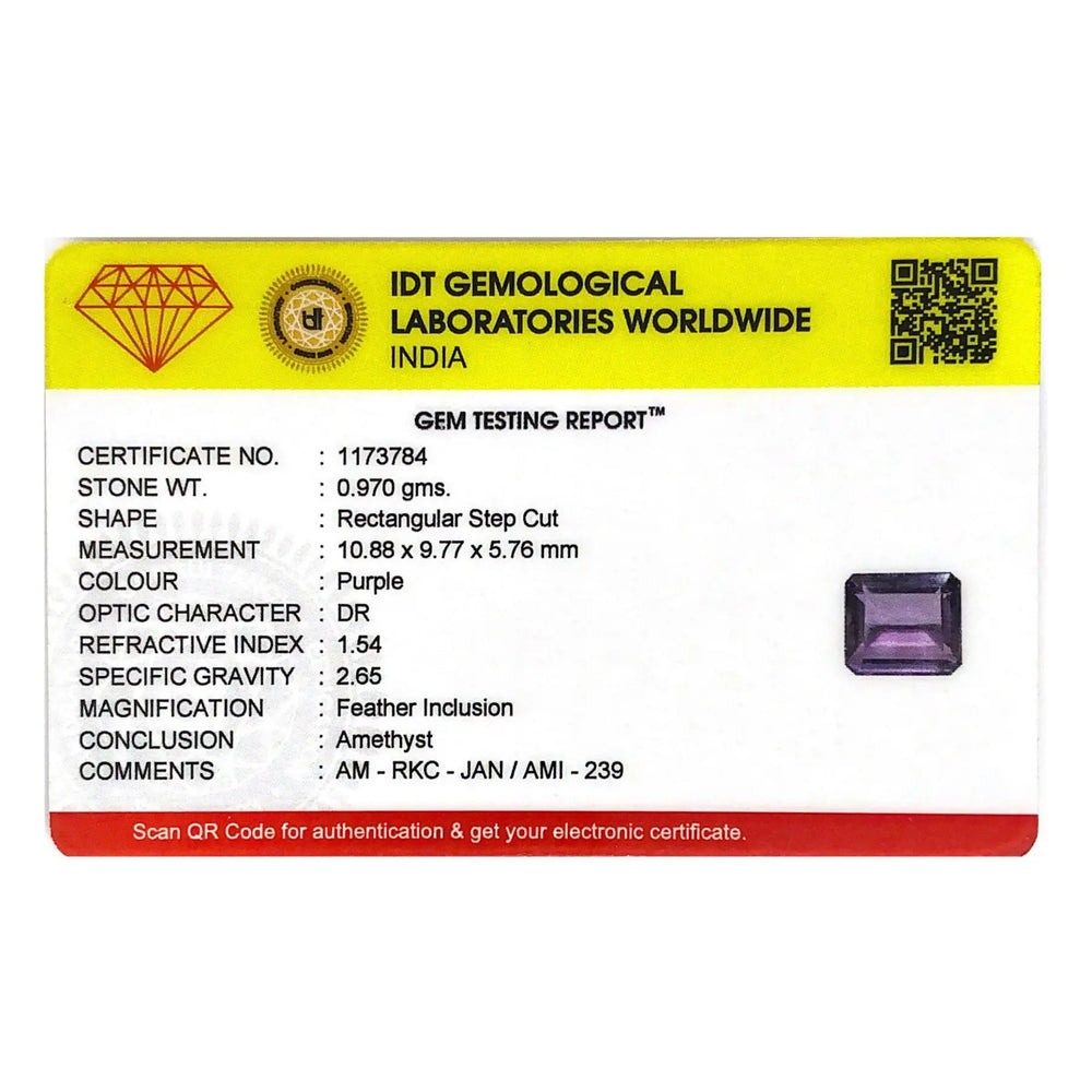Amethyst - 4.85 Carat - Pramogh