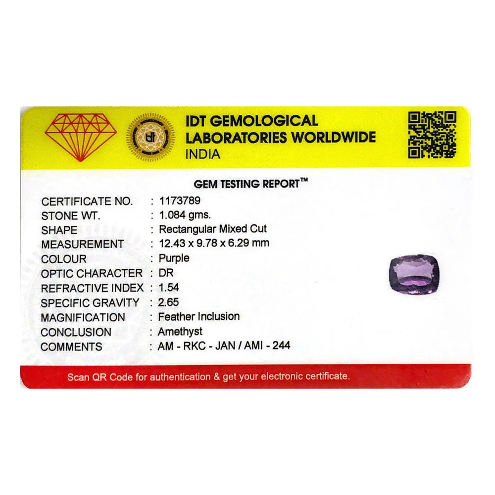 Amethyst - 5.42 Carat - Pramogh