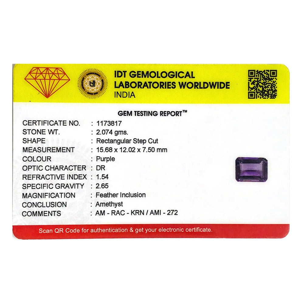 Amethyst - 10.37 Carat - Pramogh