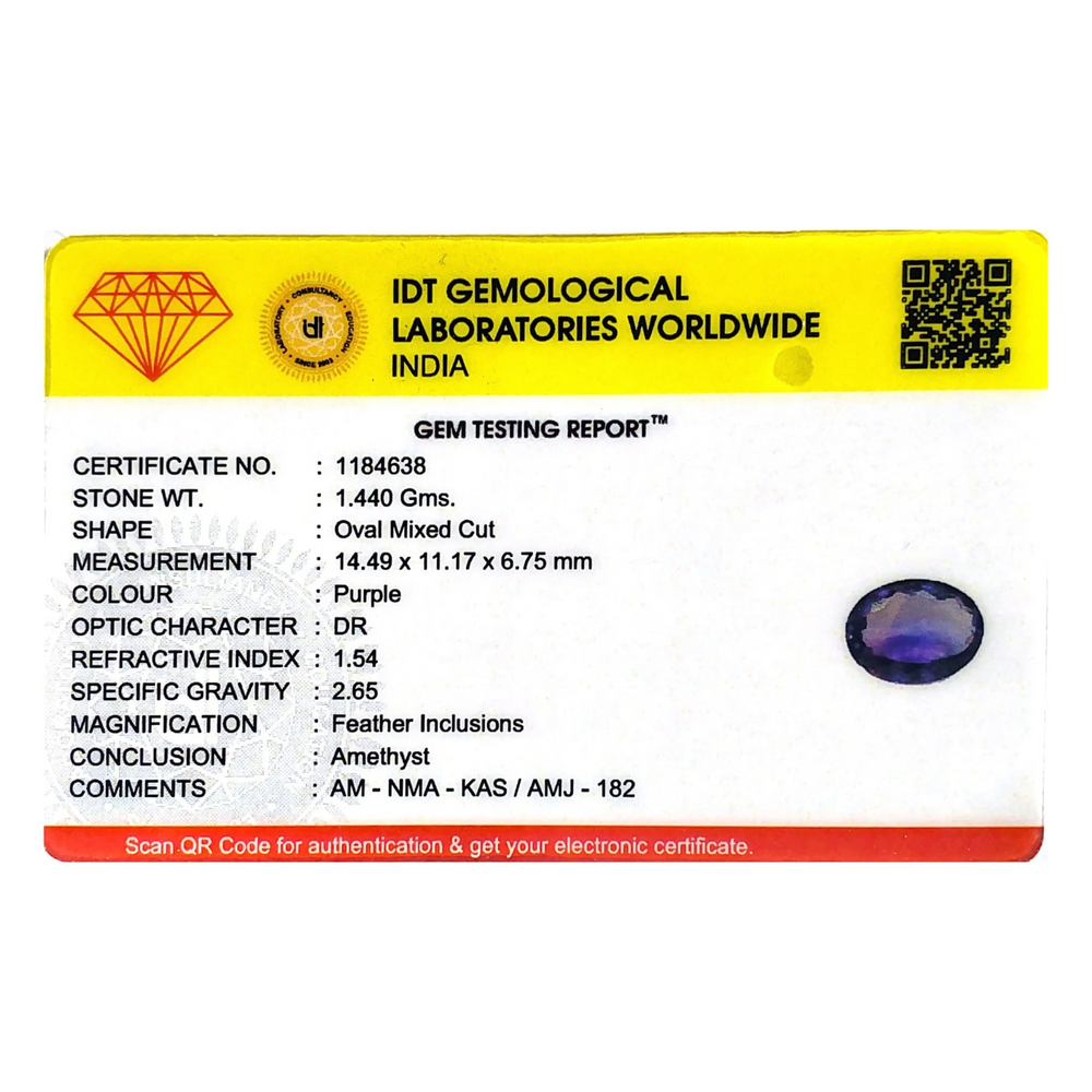 Amethyst - 7.2 Carat - Pramogh