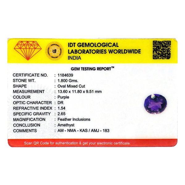 Amethyst - 9 Carat - Pramogh