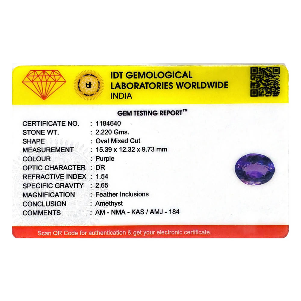Amethyst - 11.1 Carat - Pramogh