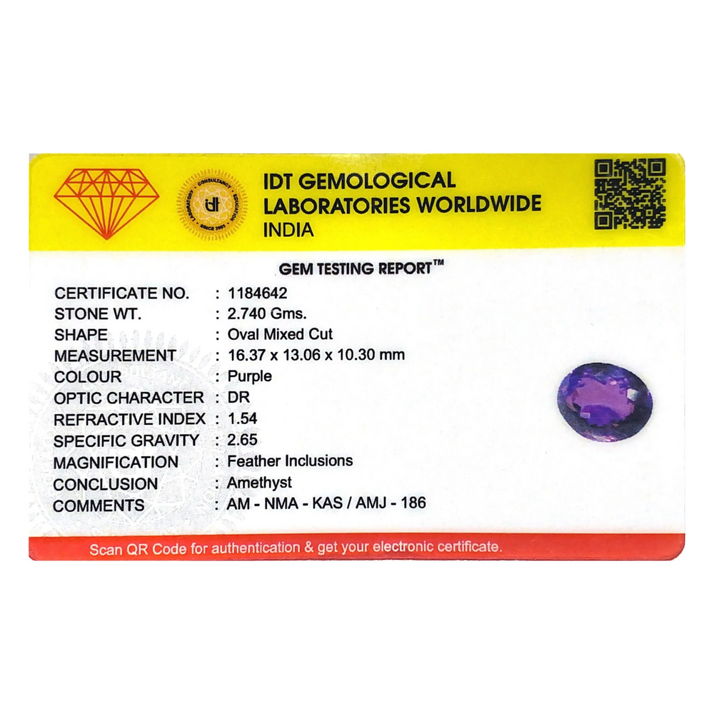 Amethyst - 13.7 Carat - Pramogh