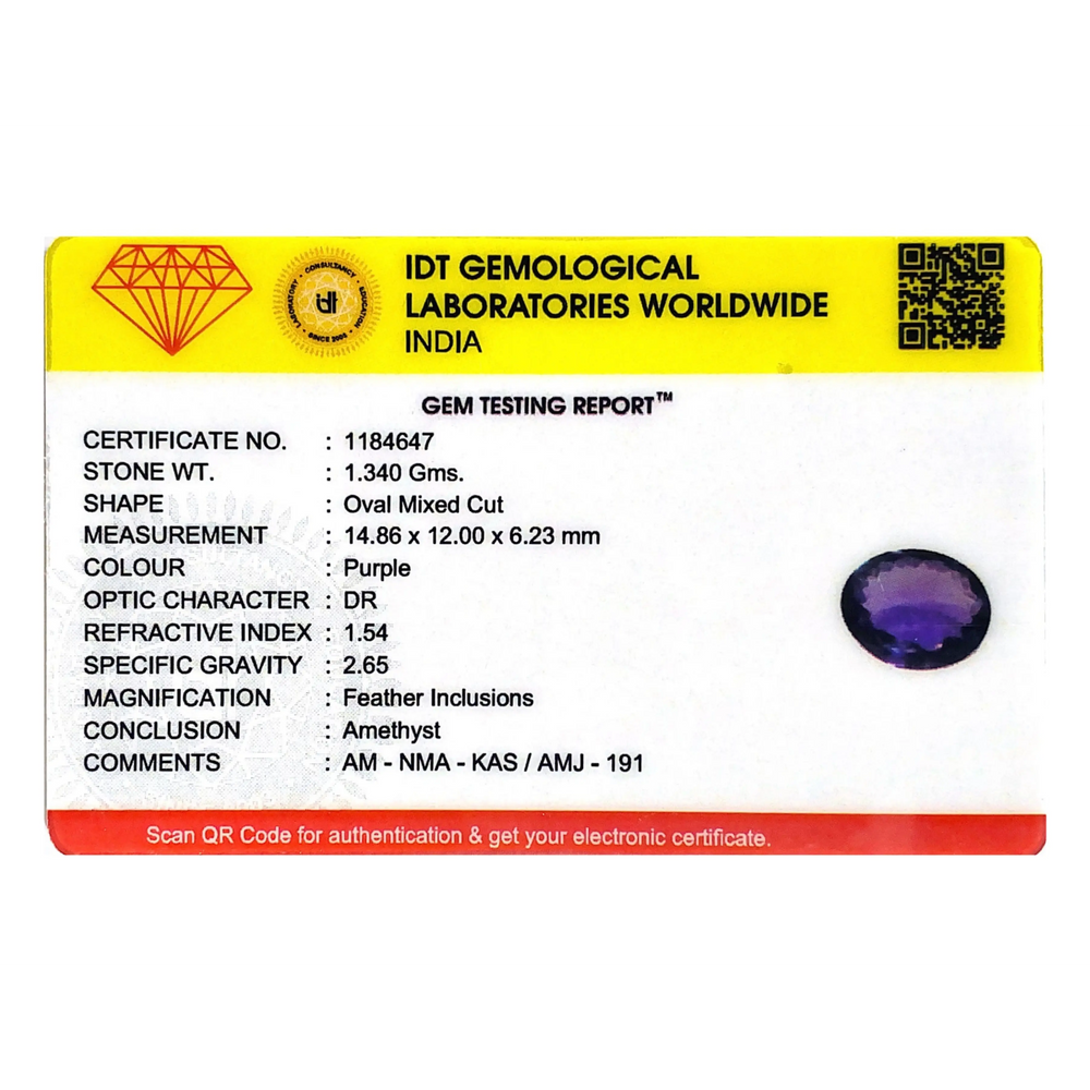 Amethyst - 6.7 Carat - Pramogh