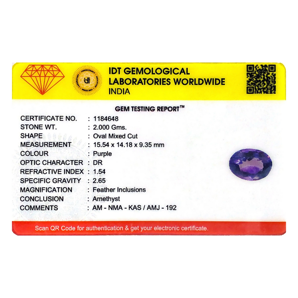 Amethyst - 10 Carat - Pramogh