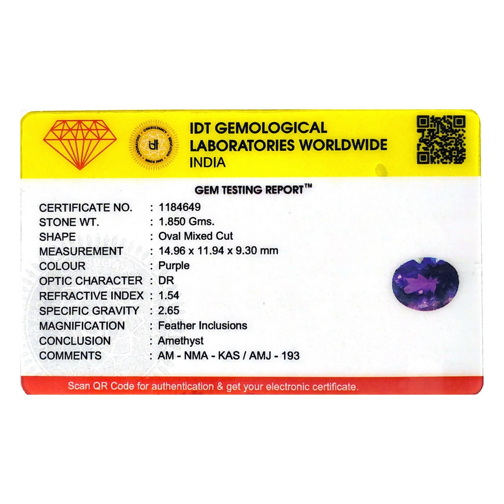 Amethyst - 9.25 Carat - Pramogh
