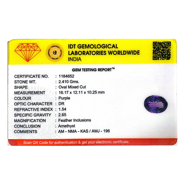 Amethyst - 12.05 Carat - Pramogh