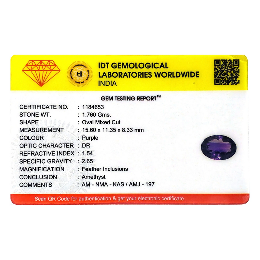 Amethyst - 8.8 Carat - Pramogh