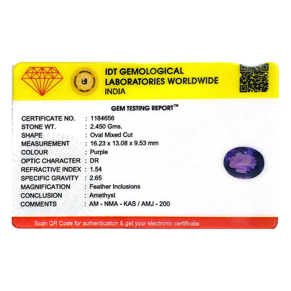 Amethyst - 12.25 Carat - Pramogh