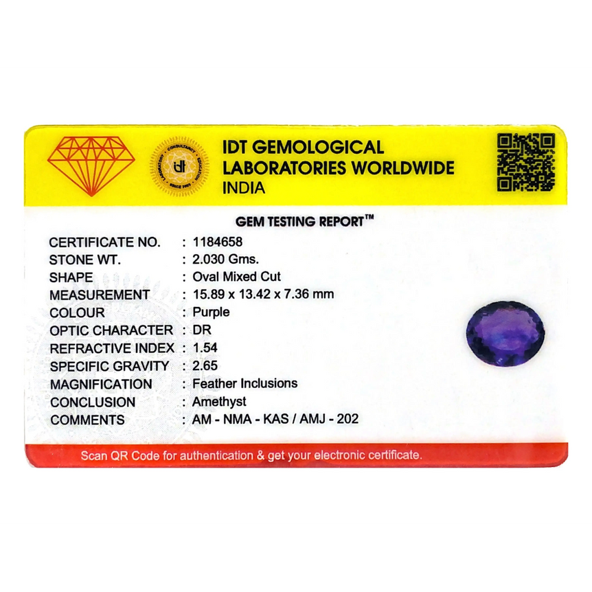 Amethyst - 10.15 Carat - Pramogh
