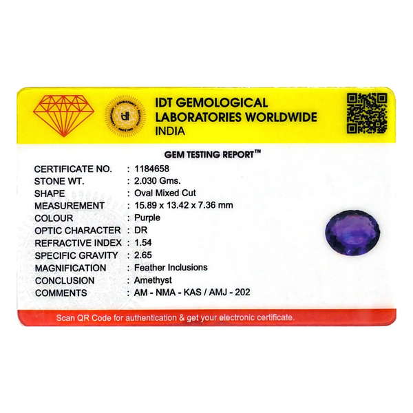 Amethyst - 10.15 Carat - Pramogh