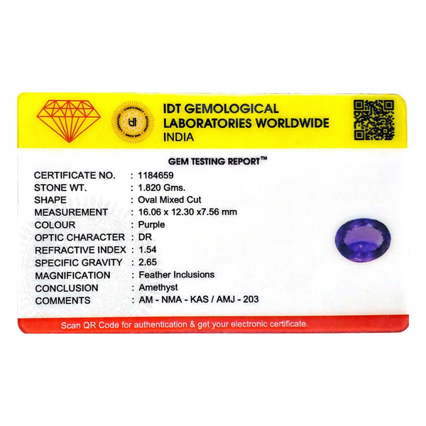 Amethyst - 9.1 Carat - Pramogh