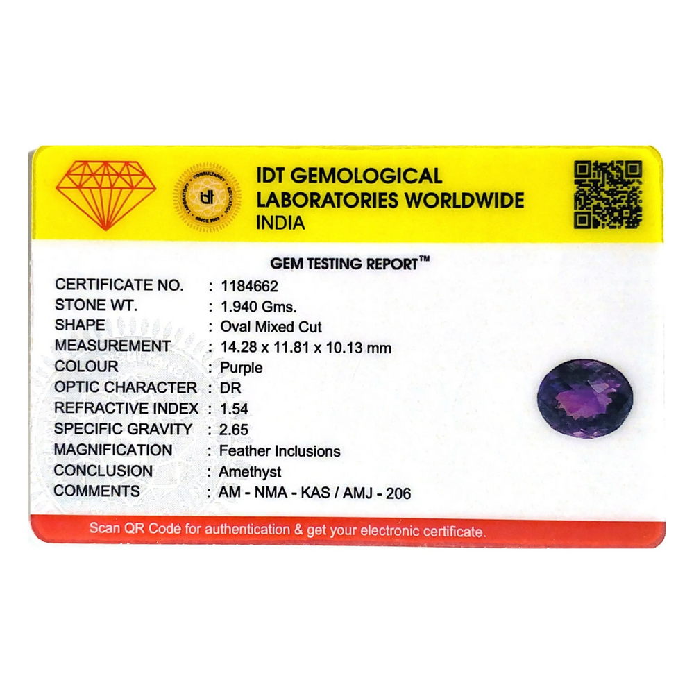 Amethyst - 9.7 Carat - Pramogh