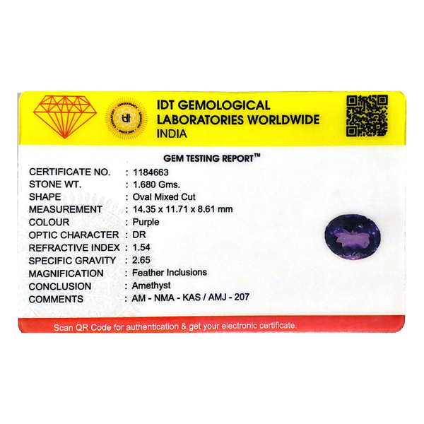 Amethyst - 8.4 Carat - Pramogh