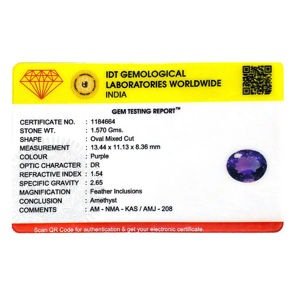 Amethyst - 7.85 Carat - Pramogh