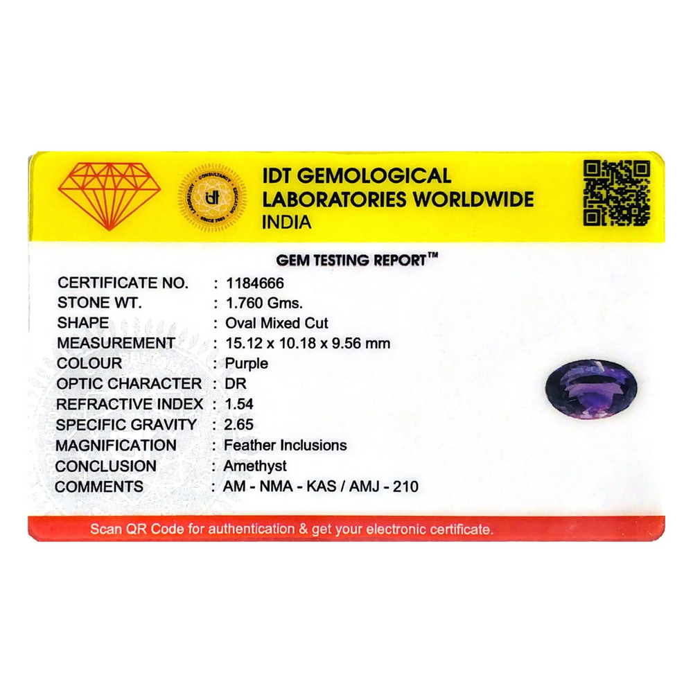 Amethyst - 8.8 Carat - Pramogh