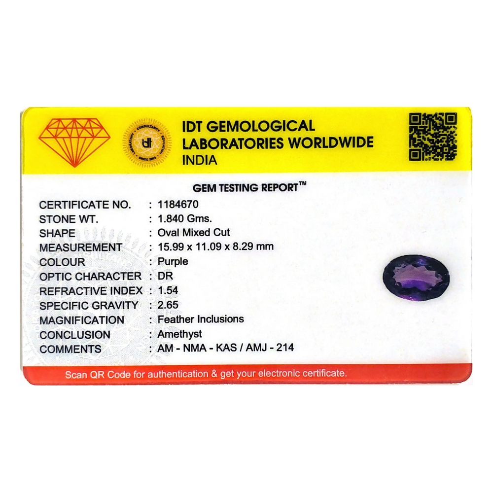 Amethyst - 9.2 Carat - Pramogh