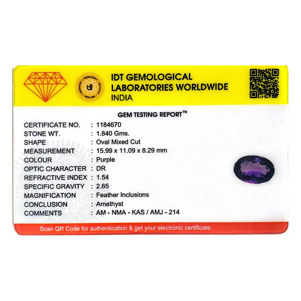 Amethyst - 9.2 Carat - Pramogh
