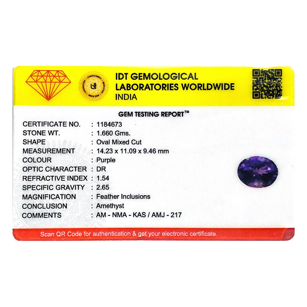 Amethyst - 8.3 Carat - Pramogh