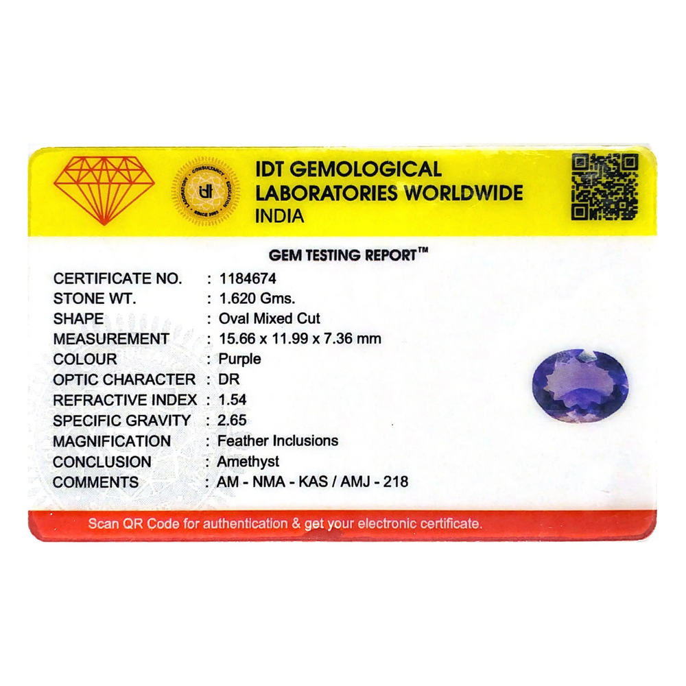 Amethyst - 8.1 Carat - Pramogh