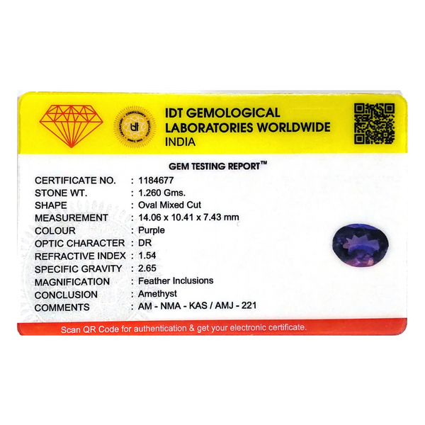 Amethyst - 6.3 Carat - Pramogh