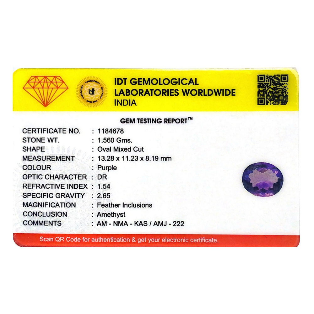 Amethyst - 7.8 Carat - Pramogh