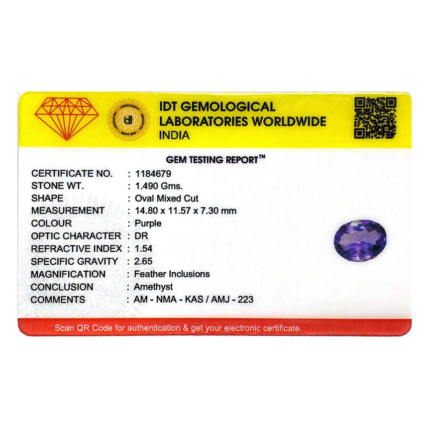Amethyst - 7.45 Carat - Pramogh
