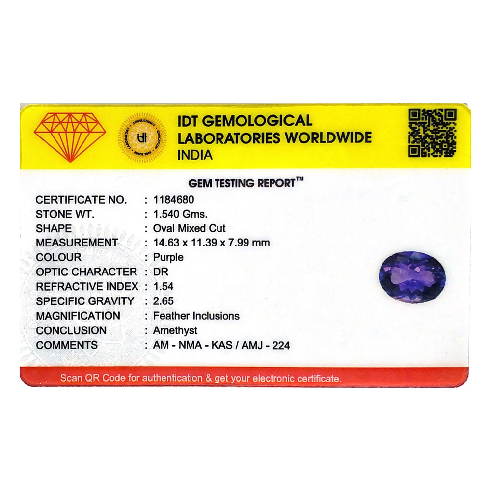 Amethyst - 7.7 Carat - Pramogh