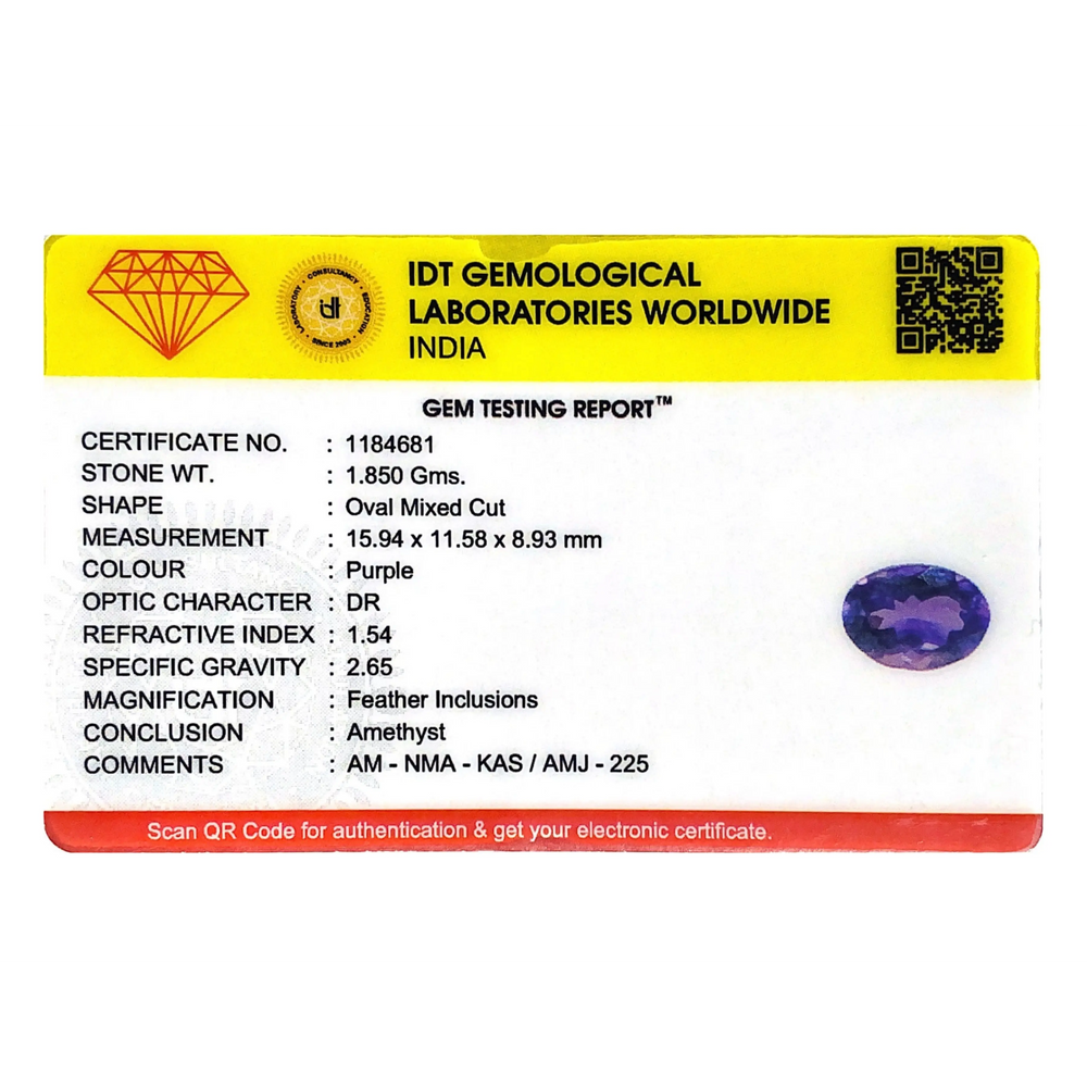 Amethyst - 9.25 Carat - Pramogh