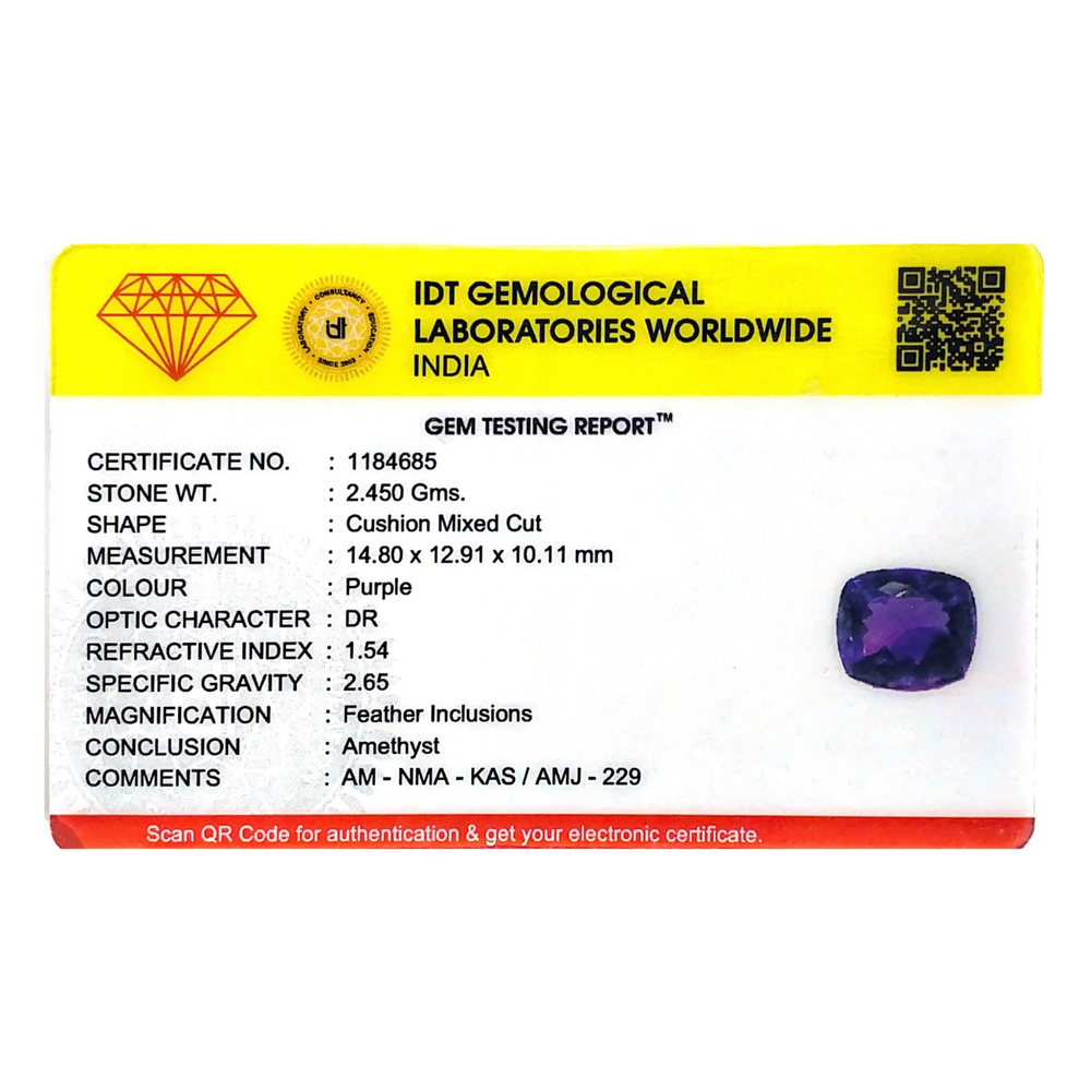 Amethyst - 12.25 Carat - Pramogh