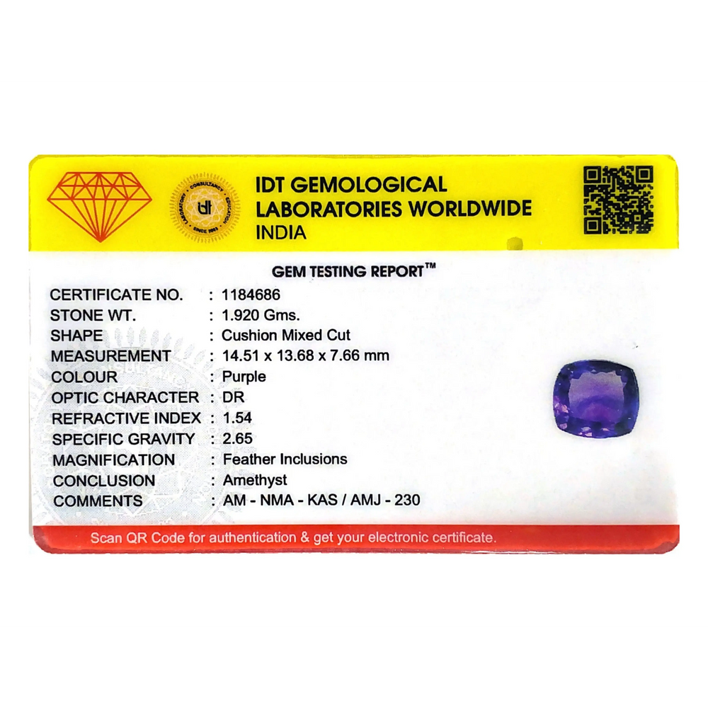 Amethyst - 9.6 Carat - Pramogh