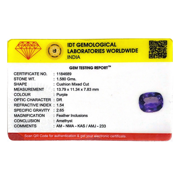 Amethyst - 7.9 Carat - Pramogh
