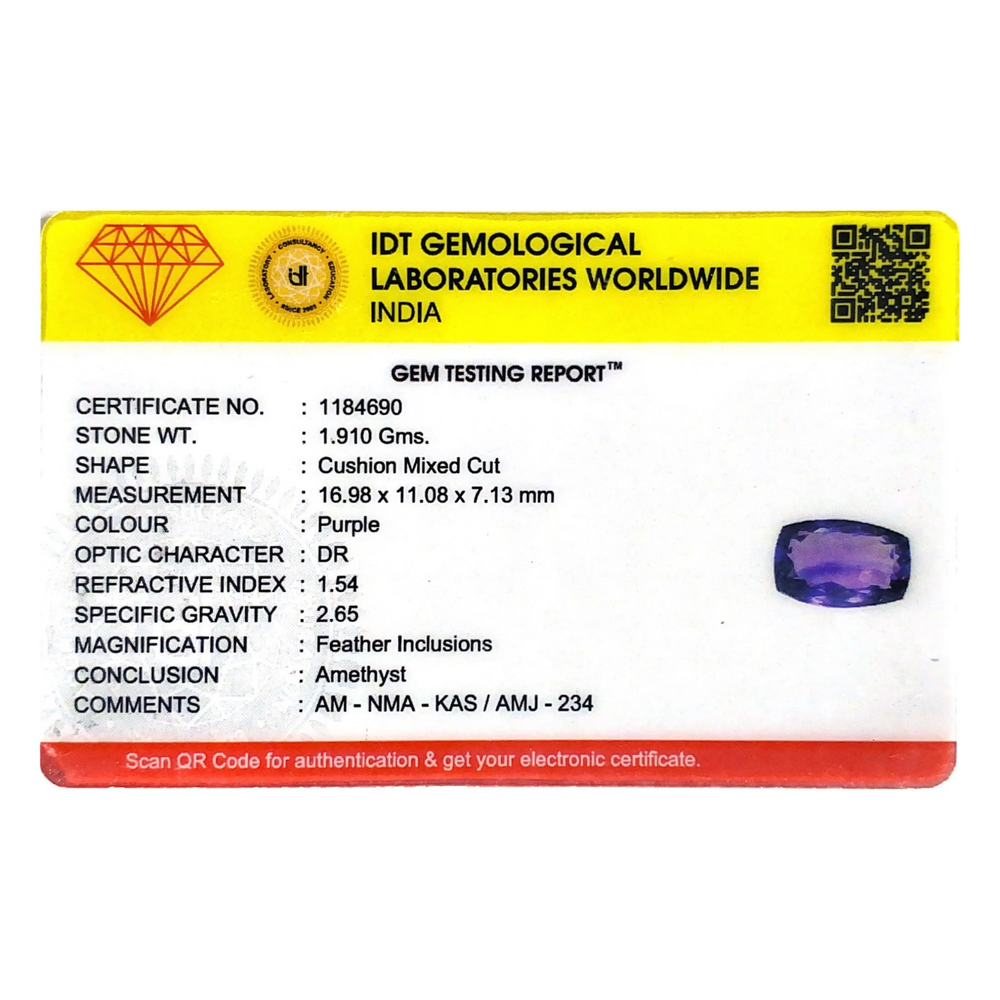 Amethyst - 9.55 Carat - Pramogh