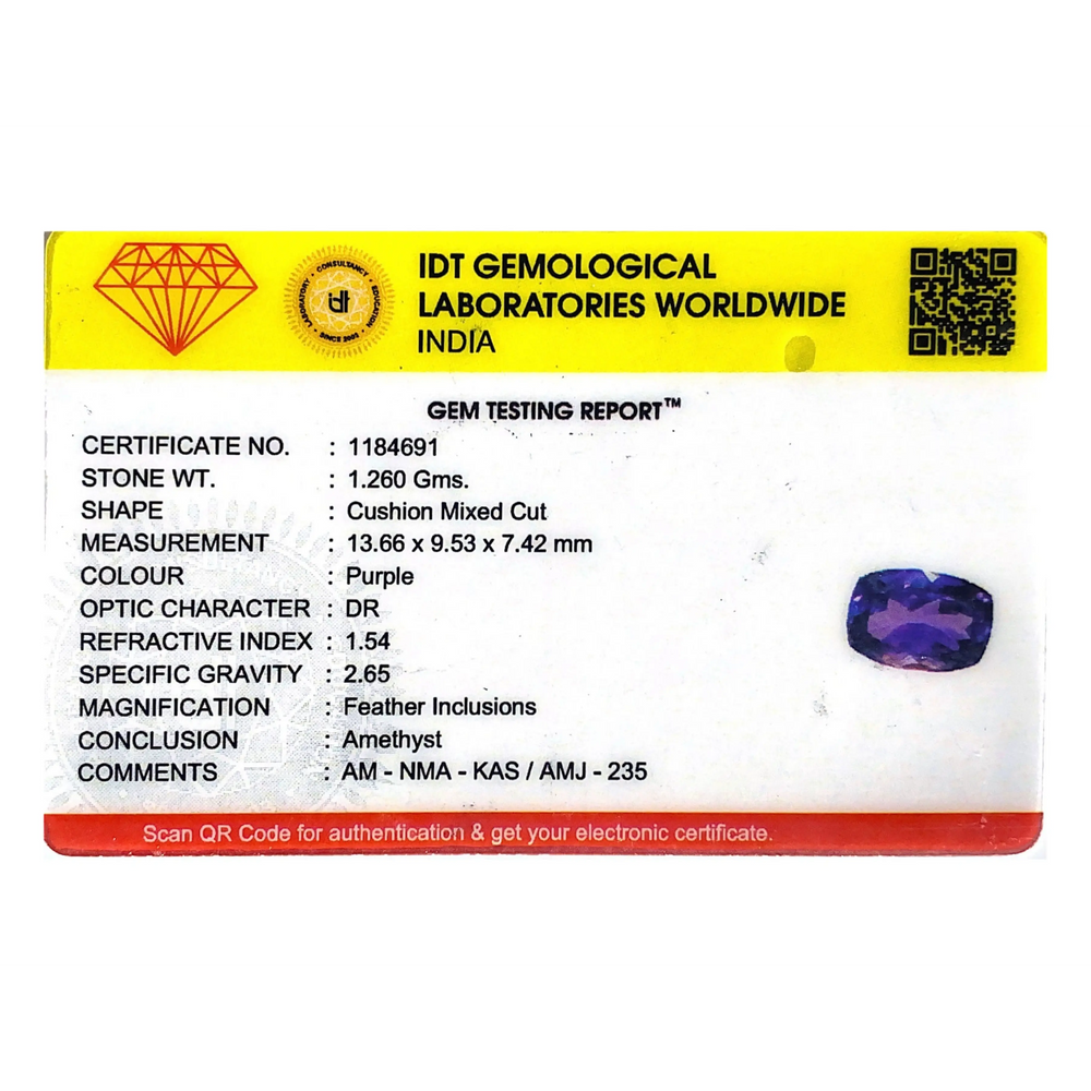 Amethyst - 6.3 Carat - Pramogh