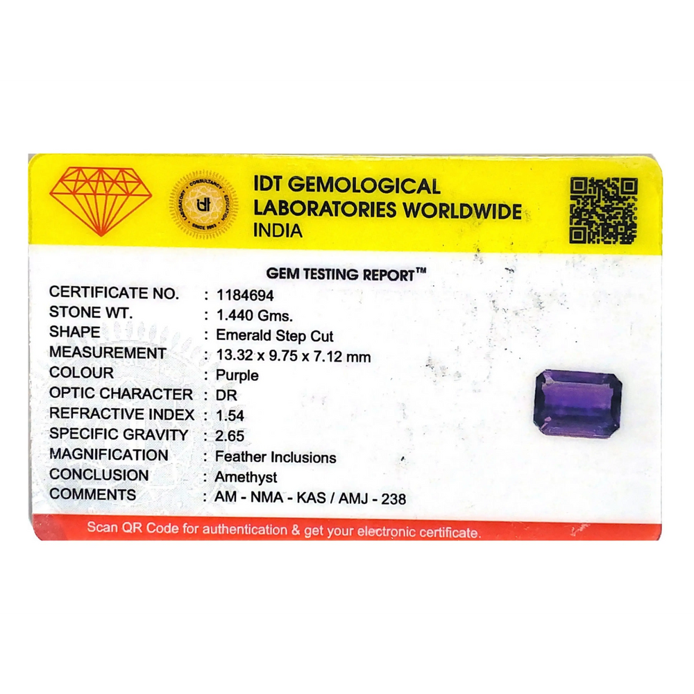 Amethyst - 7.2 Carat - Pramogh