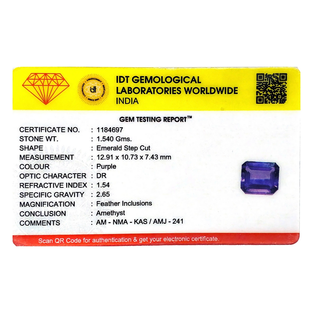 Amethyst - 7.7 Carat - Pramogh