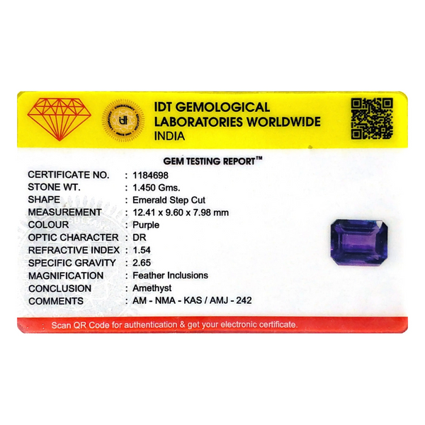Amethyst - 7.25 Carat - Pramogh