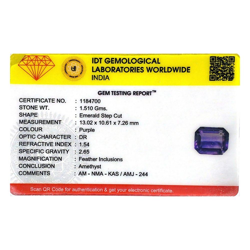 Amethyst - 7.55 Carat - Pramogh