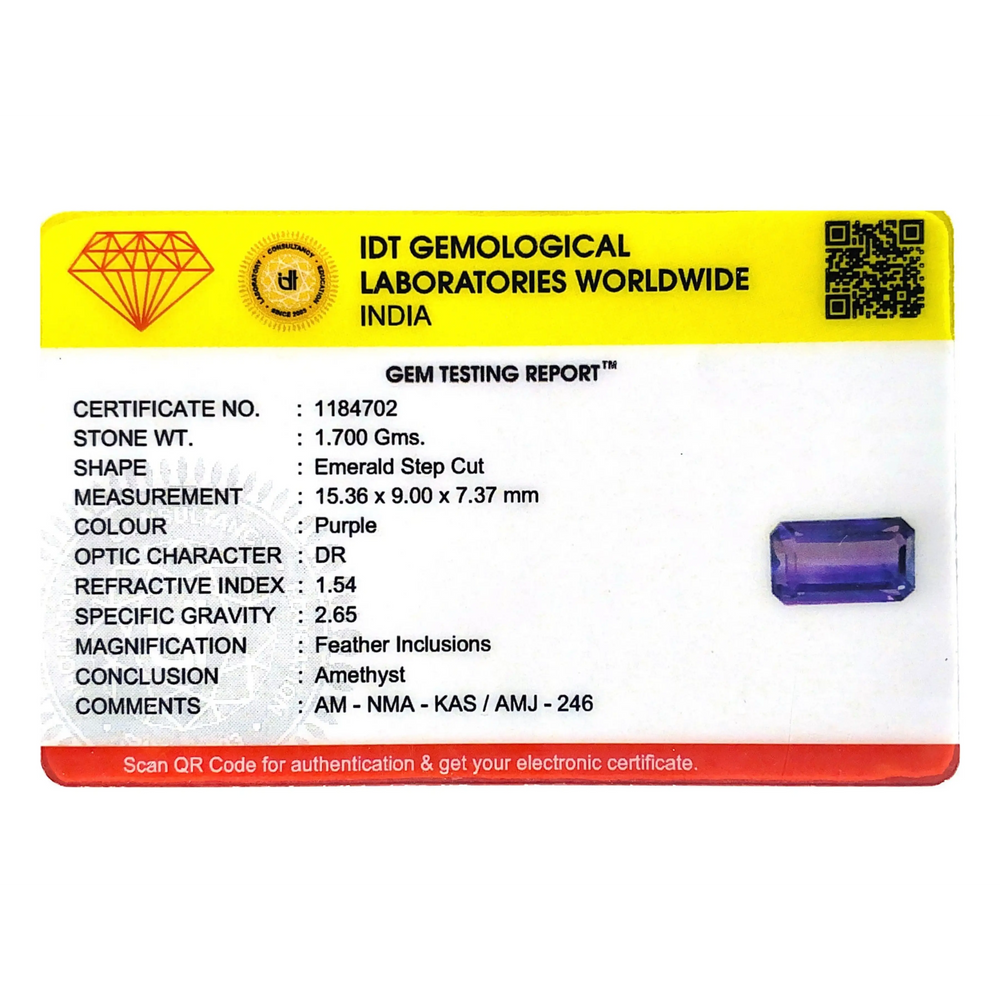 Amethyst - 8.5 Carat - Pramogh