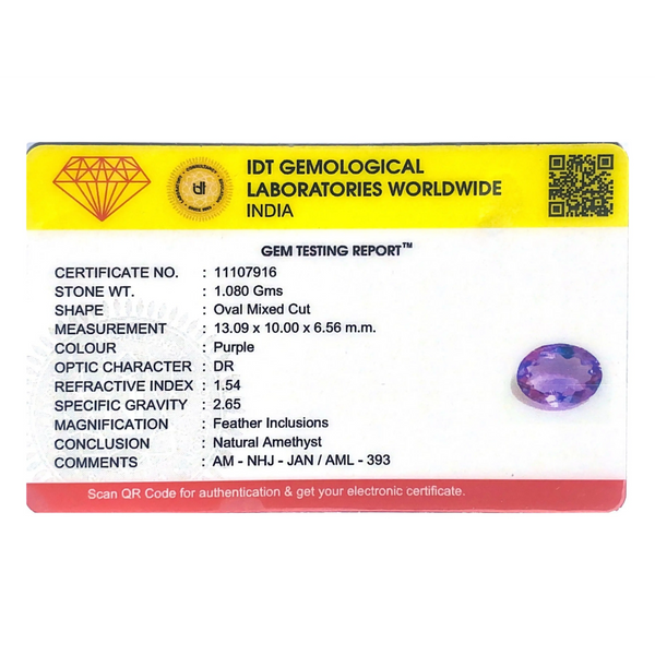 Amethyst - 5.4 Carat