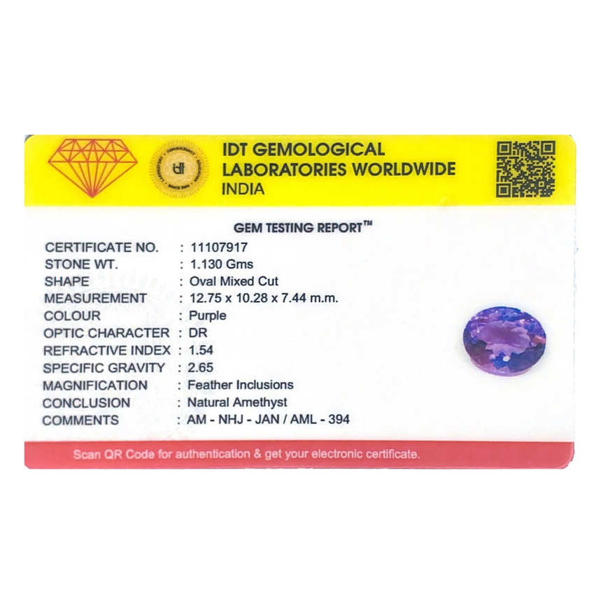 Amethyst - 5.65 Carat