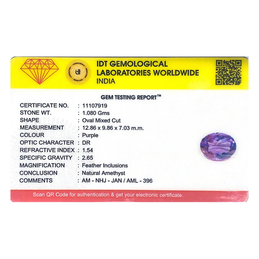 Amethyst - 5.4 Carat