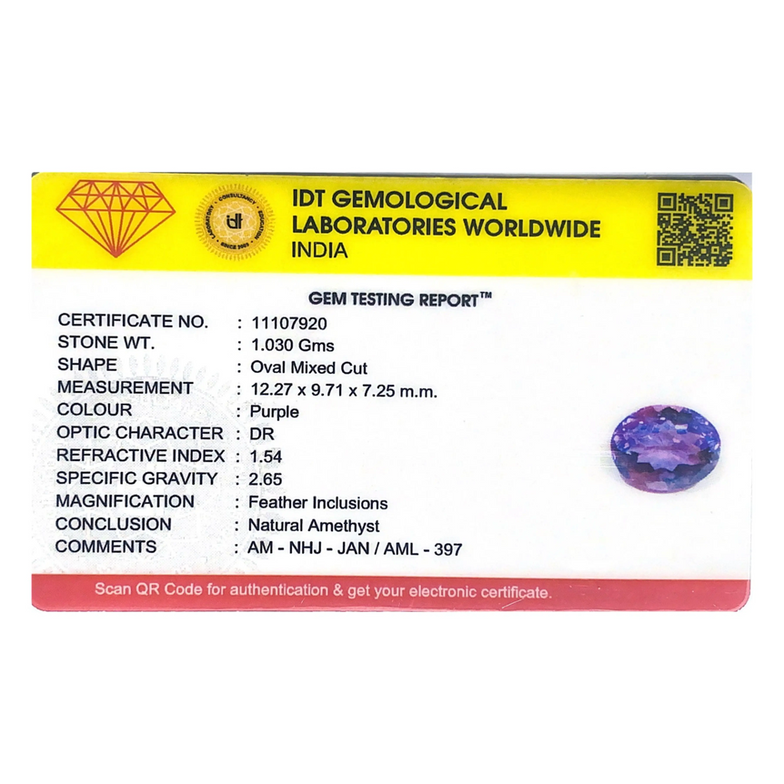 Amethyst - 5.15 Carat