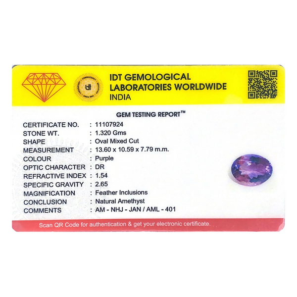 Amethyst - 6.6 Carat