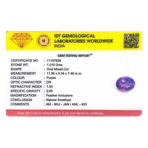 Amethyst - 5.05 Carat