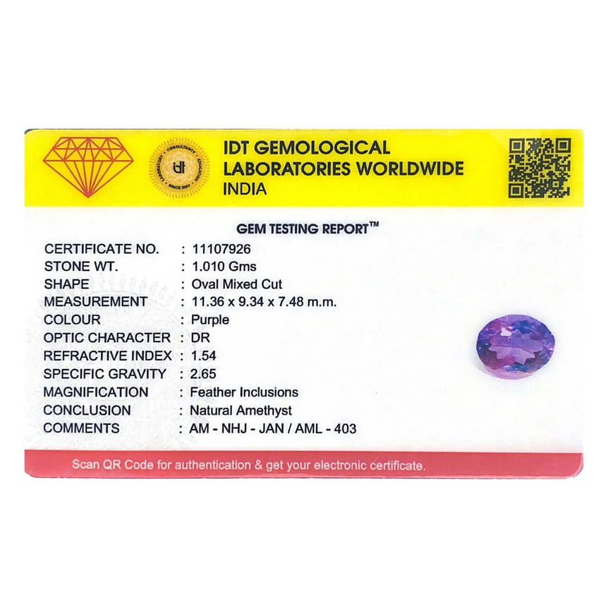 Amethyst - 5.05 Carat