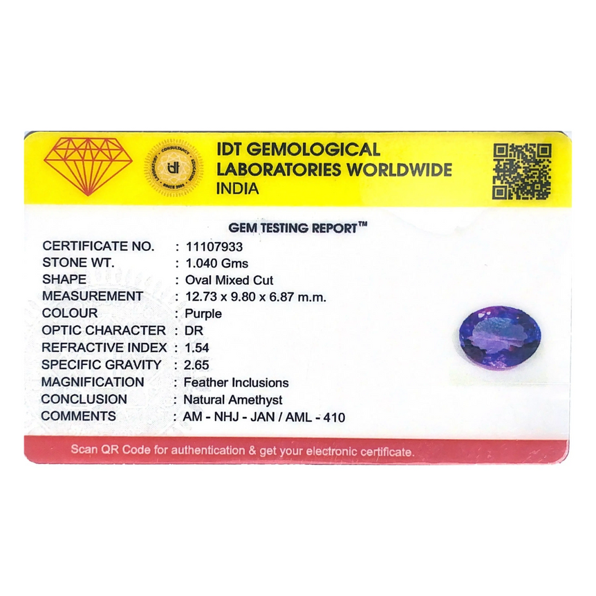 Amethyst - 5.2 Carat
