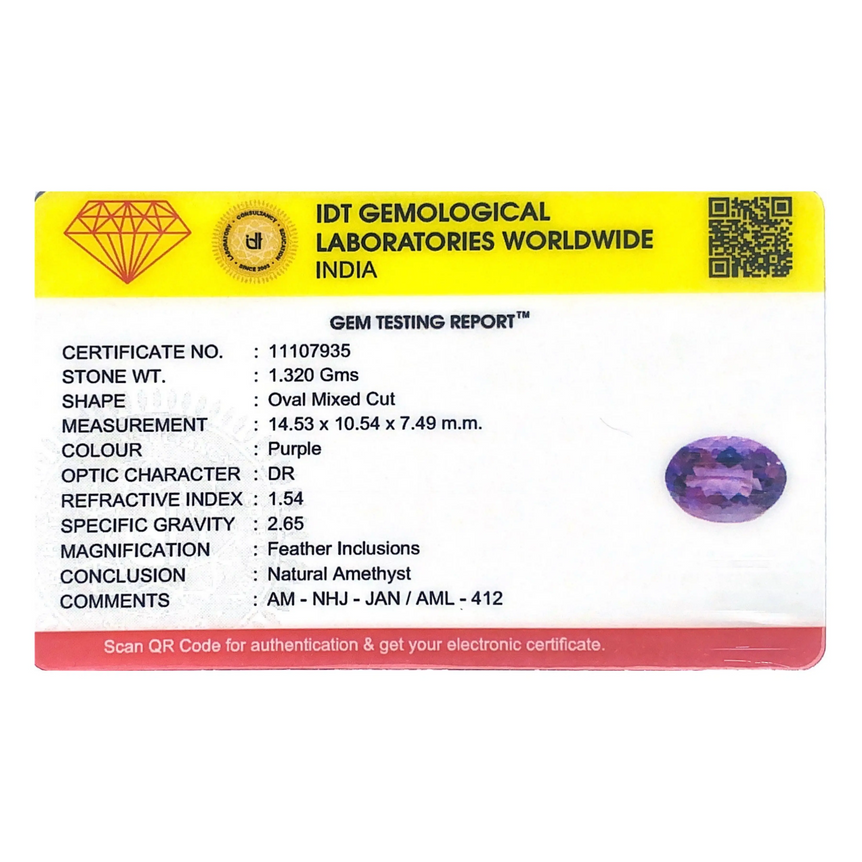 Amethyst - 6.6 Carat